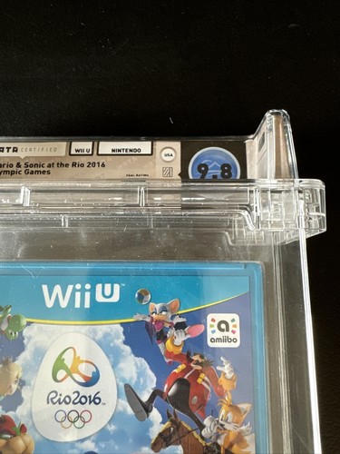 Mario & Sonic at the Rio 2016 Olympic Games GRADED *WATA 9.8 A+- Nintendo Wii U - Picture 22 of 23