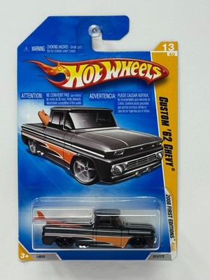 Hot Wheels First Editions Custom 1962 Chevy Pickup 1:64 Diecast | eBay