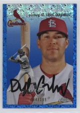 2023 Chrome Platinum Anniversary Blue Mini-Diamond Refractor Dylan Carlson 0ik2