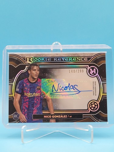2021-22 Topps Museum Collection UCL - Rookie Reverence Autographs Nico Gonzalez