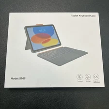 Tablet Keyboard Case S109, Grey And Orange
