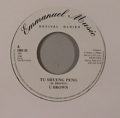 U BROWN - Tu Shueng Peng (Here I Come/Black Roses Riddim) - Vinyl (7'')