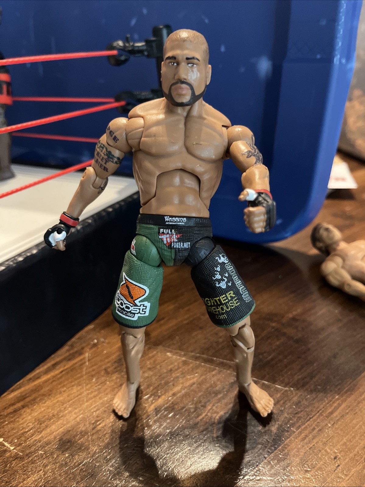 Rampage Jackson boxed exclusive Jakks Used Loose 2009