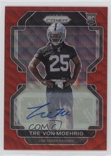 2021 Panini Prizm Rookie Red Wave 62/149 Trevon Moehrig Tre'von #393 Auto 03hd