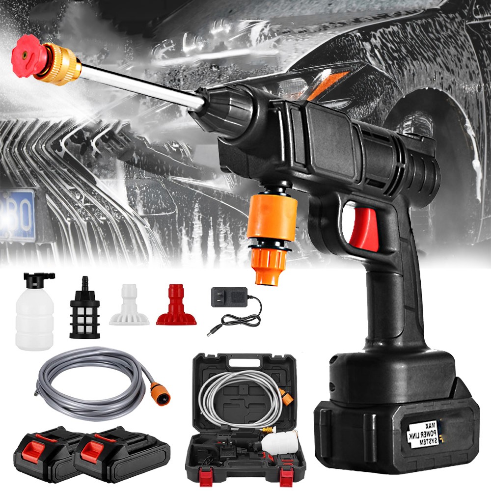 Portable Cordless Electric High Pressure Water Spray Gun Car