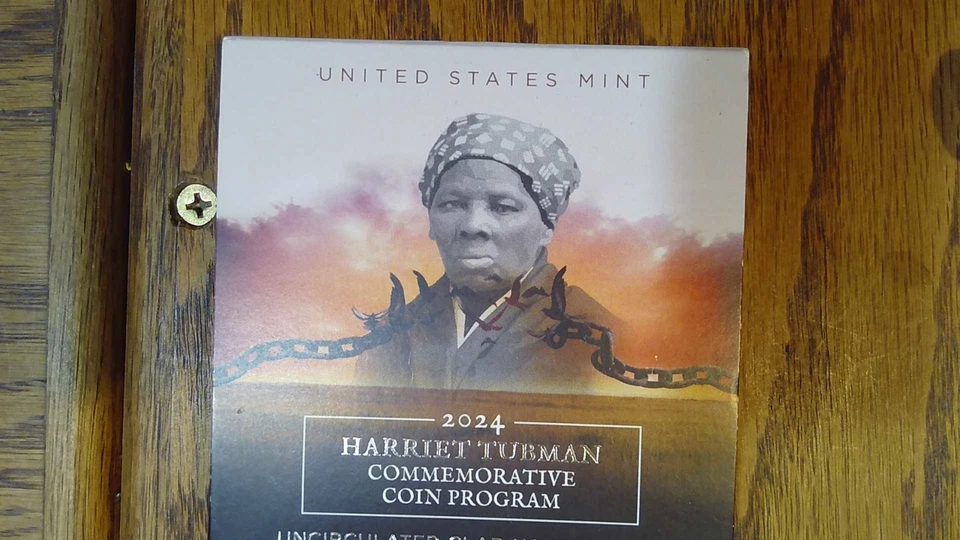 2024-D Harriet Tubman Commemorative UNC Clad Half Dollar Box & COA - Image 2 of 2