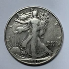 1939-D Walking Liberty Half Dollar 50C 90% Silver US Coin