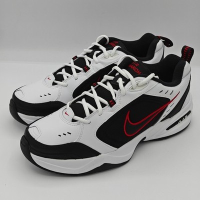 Nike Air Monarch IV  Mens Training Shoe White and Black 416355-101