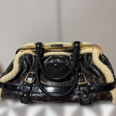 Louis Vuitton Monogram Shearling Storm M95574 LV Handtasche 2007 Limited Auth
