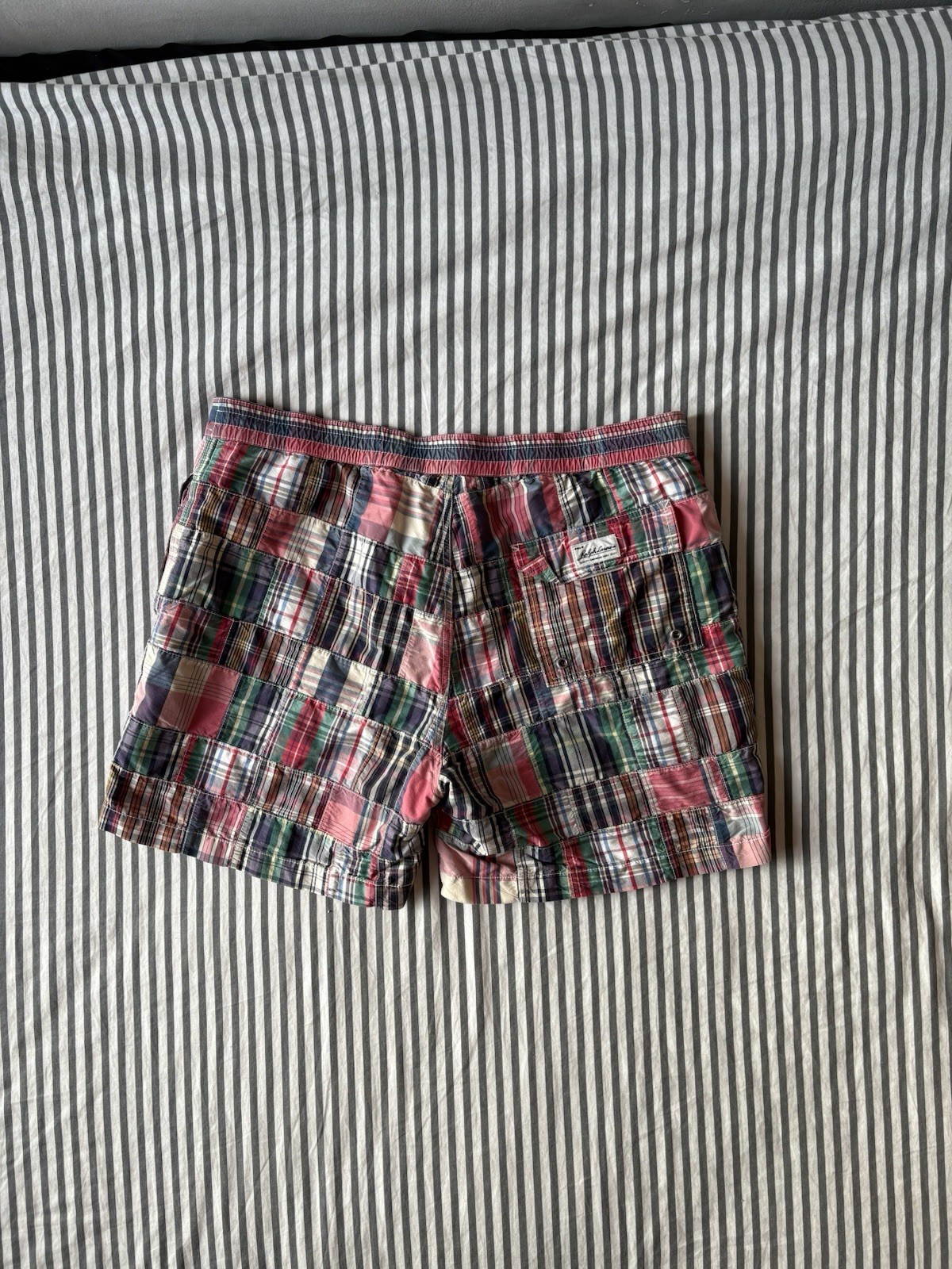 90s Polo Ralph Lauren Patchwork Shorts Tagged A Xl - image 4