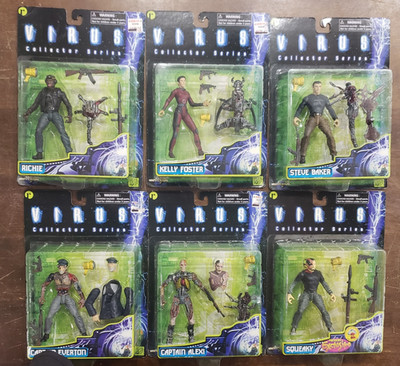VIRUS 1998 ReSaurus COMPLETE SET new MOC Alexi Exclusive Squeaky Steve Kelly