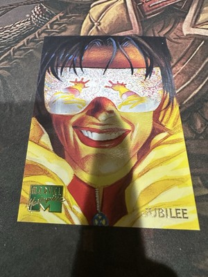 1995 Marvel Masterpieces Trading Card #58 Jubilee Devries