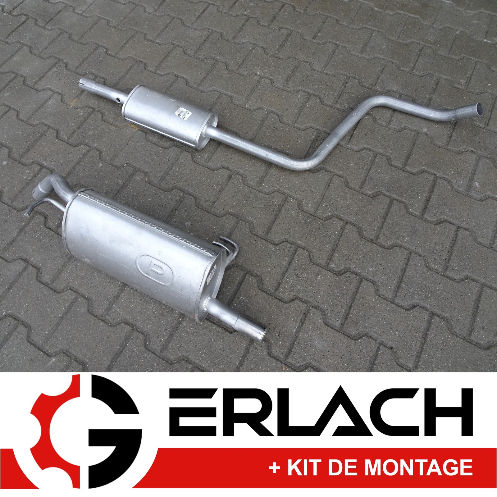 Silencieux echappement Mitsubishi Colt IV Smart Forfour essence 1.1 1.3 r3869