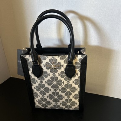 Kate Spade Mini Manhattan Spade Flower Jacquard North South Tote Crossbody ~NWT~