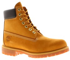 Timberland Mens Smart Boots Premium 6 Inch Waterproof Leather Lace Up tan UK Siz
