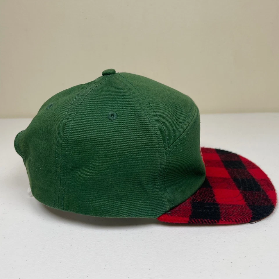 Sombrero Door County Brewing Co. Buffalo Cuadros Verde Rojo Gorra Baileys Harbor Wisconsin Foto 4 de 4