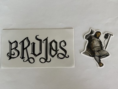 Brujos Brewing 2 stickers. 