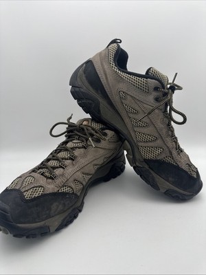 Merrell Moab II Mid WP Men's Hiking 12 Brown Vibram Ventilator Walnut Shoes