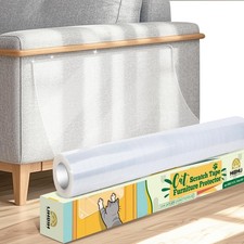 Anti Cat Scratch Furniture Protector, 17 x 118 Self-Adhesive Couch Protector ...