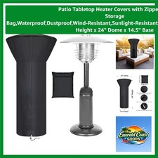 Patio Tabletop Heater Covers with Zipper and Storage Bag,Waterproof,Dustproof...