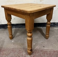 Small Waxed Pine Kitchen Dining Table