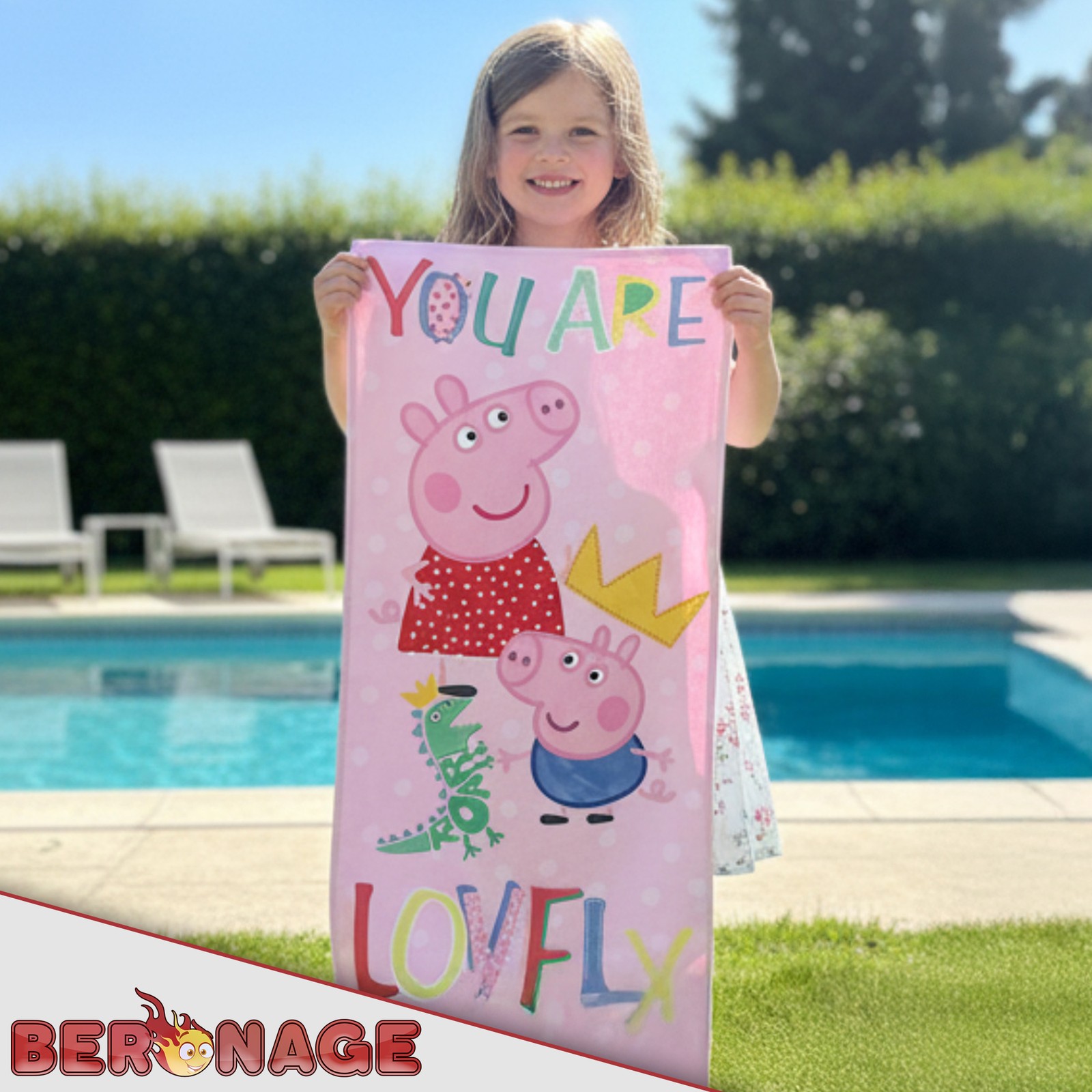 Peppa Pig Badetuch You Are Lovely 70x140 cm