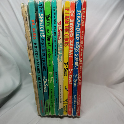 Lot Of 10 Incredible Lot of Dr Suess 1st Editions No Longer In Print! RARE!