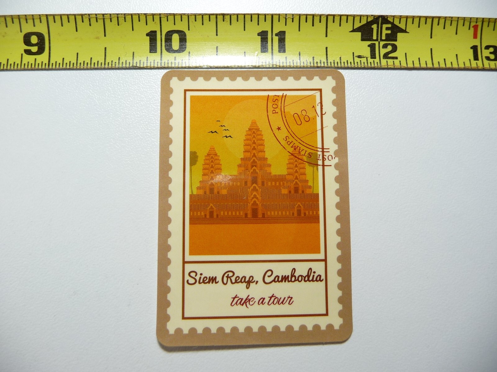 SIEM REAP CAMBODIA TRAVEL STICKER DECAL FAMOUS LANDMARK