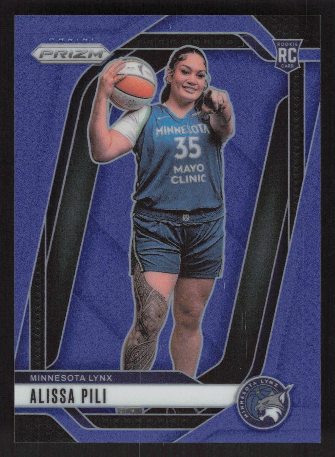 2024 Panini Prizm WNBA #150 Alissa Pili Blue Prizms #/199