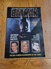 Batman Official Monthly Poster Magazine #1 Titan Books 1989 DC Comics