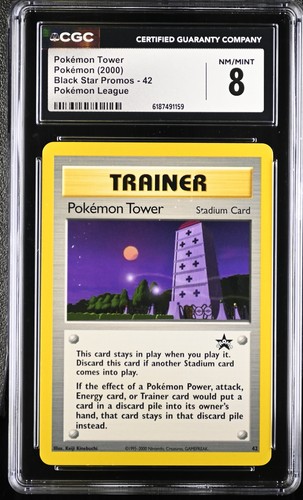 Pokémon Tower graded CGC 8 for sale on eBay