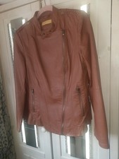 Ricarda M. Lederjacke Braun - Cognac Gr.42