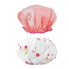 2 Pcs Scrub Cap Shower Hat Waterproof for Women Caps Bath Bathing