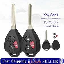 2 Replacement Car Key Fob Shell Case For Toyota 4Runner Venza Yaris Scion xB tC