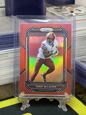Terry McLaurin 2022 Panini Prizm #294 Case Hit Retail Red Prizm SSP Color Match