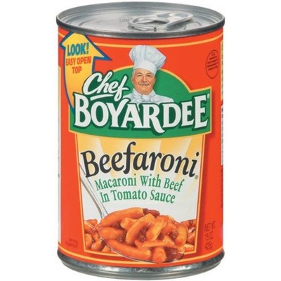 12x Chef Boyardee Beefaroni Canned Pasta Meal Bulk New Sealed Pack 15oz