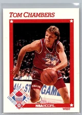 1991-92 Hoops Tom Chambers #261 Phoenix Suns