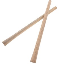 2 Pcs Hardwood Wooden Handles Replacement For Hoe Tool Garden Use