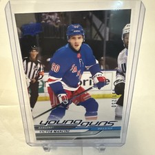 2024-25 UPPER DECK SERIES 2 BLUE DELUXE 91/250 RC VICTOR MANCINI RANGERS #464
