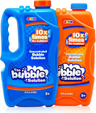 2 Bottles Bubbles Refill Solutions 64 Oz Up to 5 Gallon , Concentrated Solution