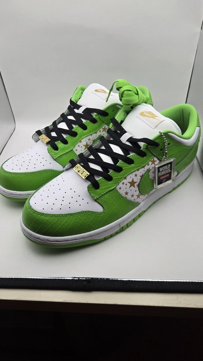 【美中古】Supreme Nike SB Dunk Low Green 27.5 Nike Supreme x Dunk OG SB QS Low Mean Green for Sale