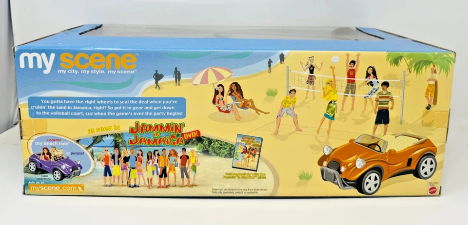 My Scene Barbie Jammin' in Jamaica 2003 My Beach Ride coche convertible C4202 Foto 4 de 4