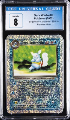 2002 POKEMON LEGENDARY COLLECTION REVERSE HOLO #39 DARK WARTORTLE