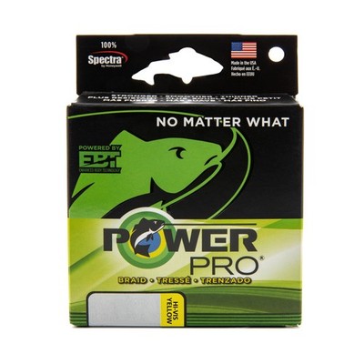 PowerPro  Braided Fishing Line - Hi-Vis_Yellow - 10lb - 3000yd/2750m (2110010...