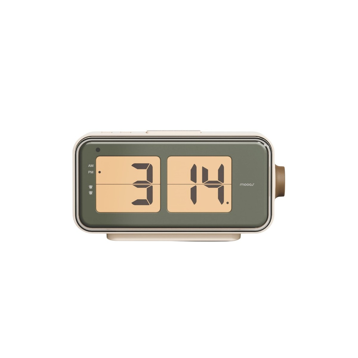 Retro Flip Clock, Auto Flip Alarm Clock, Battery Powered, AM/PM