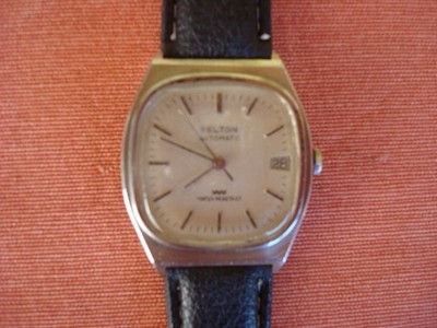 HERREN ARMBANDUHR ''KELTON '' AUTOMATIK VINTAGE LÄUFT