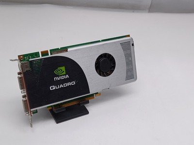 Lot of 2 Nvidia Quadro FX3700 512MB GDDR3 DVI S-Video Full Height Graphics Cards
