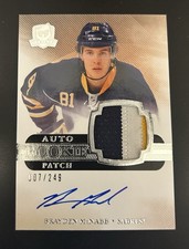 2011-12 Upper Deck The Cup Rookie Brayden McNabb Patch Auto 007/249