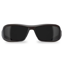 Edge Eyewear XB136 Brazeau Safety Glasses Black Frame with Smoke Lens