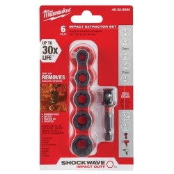 Milwaukee Electric Tools 48-32-8000 Milwaukee 6-piece Shockwave Impact Extractor 5790₽